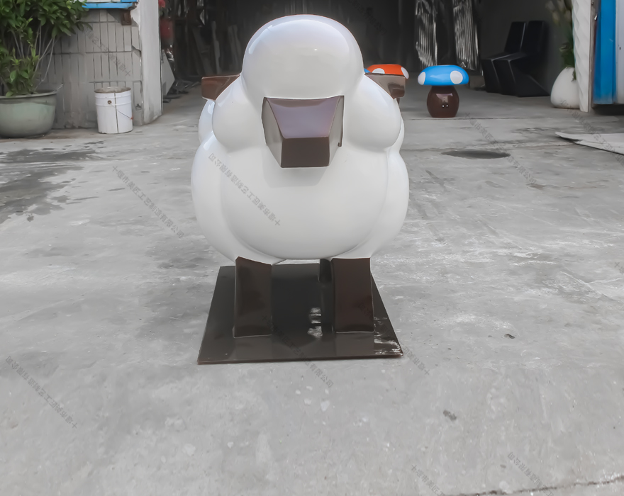 白色小綿羊